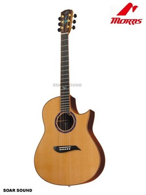 Morris S-107III Acoustic Guitar (Classical Auditorium Body)