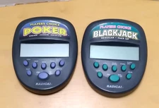 Radica - Electronic Games - Blackjack / Poker - 1997 - Handheld - Tested