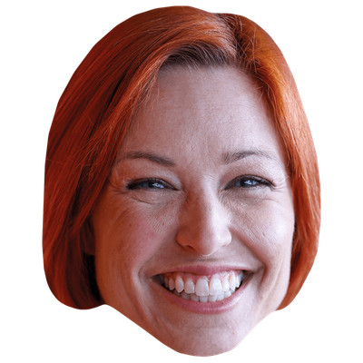 Natasha St-Pier (Smile) Celebrity Mask, Flat Card Face, Fancy Dress Mask