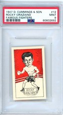 1947	D Cummings	Rocky	Graziano	12	PSA 9	Boxing