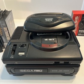 Sega Genesis/Sega CD/Sega 32X - Tower Of Power MODEL 1 Console, Games, Extras.