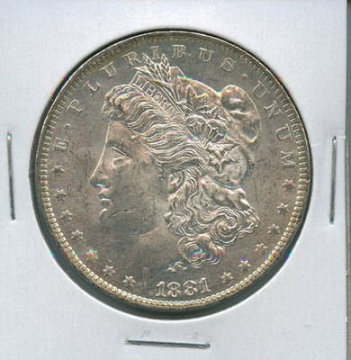 1881 O Morgan Dollar $1 Silver US Mint #25 BU MS Uncirculated 1881-O Semi PL