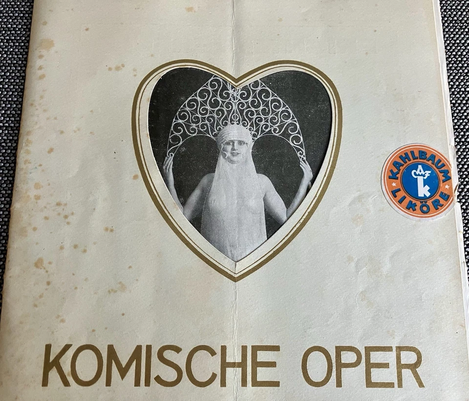 1925 Komische Oper Berlin James Klein-Revue "Das hat die Welt noch nicht gesehn" - Bild 3 von 4