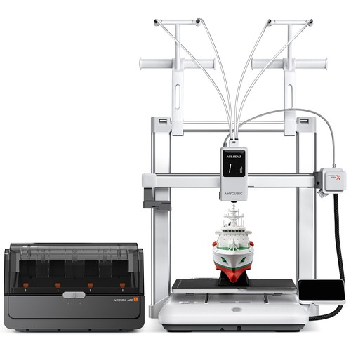 【NEVER USED】ANYCUBIC Kobra X Combo 3D Printer 7 Color Printing Soft & Hard