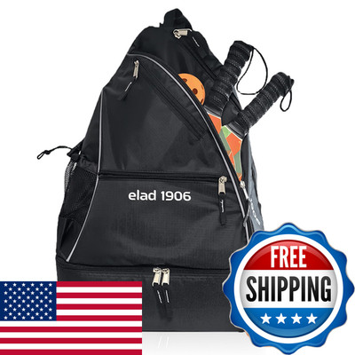Elad 1906 Pickleball Sling Bag Shoe Compartment For Men Women Large Paddle