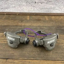 Vintage Mavic Look Patent Road Bike Pedals 475g France Clipless Cycling Pair 80s