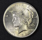 1924 p Peace Dollar, Choice BU/MS++ Vam 1Y Die gouge under VS. Beautiful!!
