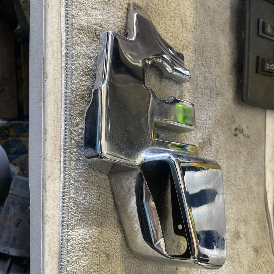 MERCEDES BENZ R107 380SL 560SL 1983-89 RH CROMO MOLDURA CONV TAPA SUPERIOR CUBIERTA Foto 3 de 4