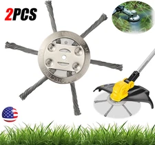 Steel Wire Grass Trimmer Head Lawn Mower Brush Cutter Weed Eater Trimmer Head US