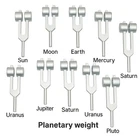 ? Weighted Planetary 11 Tuning Forks – Professional Sound Healing Therapy Set