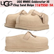 UGG WMNS Goldenstar Hi Clog Sand Beige 1167550-SA Women's Size