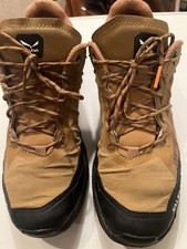 Salewa Pedroc PTX Powertex Tan Brown Trail Shoes US Men's 9.0 EU 42 GREAT 