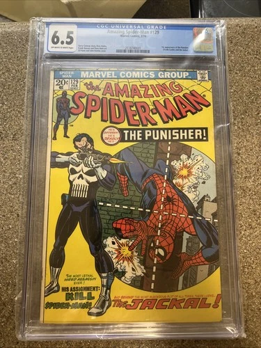 Amazing Spider-Man 129 (cgc 6.5 first punisher)