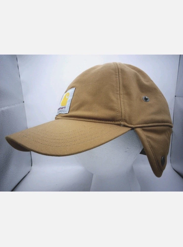 Men's XL Carhartt Ear Flap Brown Hat Fleece Lined Hunting
Opens in a new window or tab