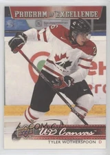 2014 Upper Deck UD Canvas Program of Excellence Tyler Wotherspoon Rookie RC 2o7