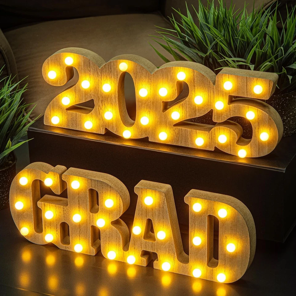 Class of 2025 Graduation Party Decor - LED Marquee Letters - Image 3 of 4
