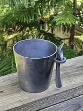 Wild Eye Designs Polished Aluminum 1 Pint Ice Cream Container With Spoon.  