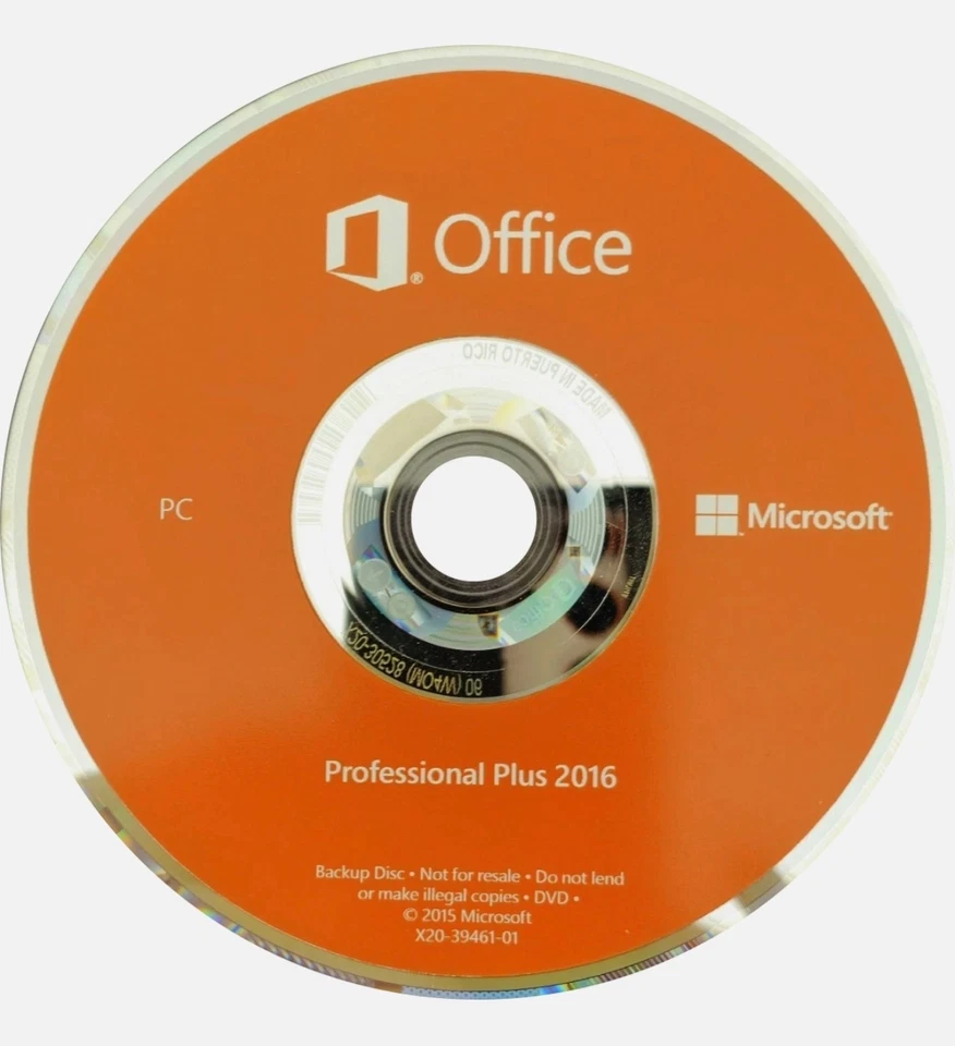Microsoft Office 2016 Pro Plus NUEVO SELLADO llave genuina y DVD físico vendedor de EE. UU. Foto 2 de 4