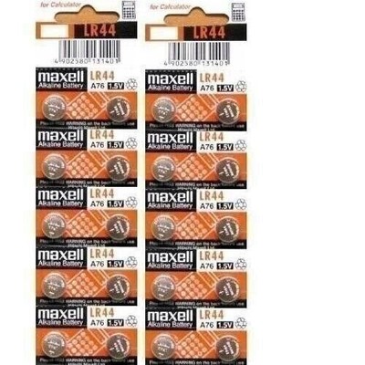 20 NEW Maxell Battery AG13 LR44GD L1154F SR44 U.S.