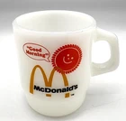 Fire-King McDonald's Good Morning Coffee Mug Anchor Hocking Vintage Milk Glass