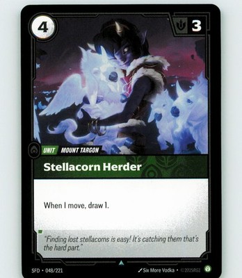 Stellacorn Herder 048/221 Uncommon Spiritforged Riftbound Foil Near Mint