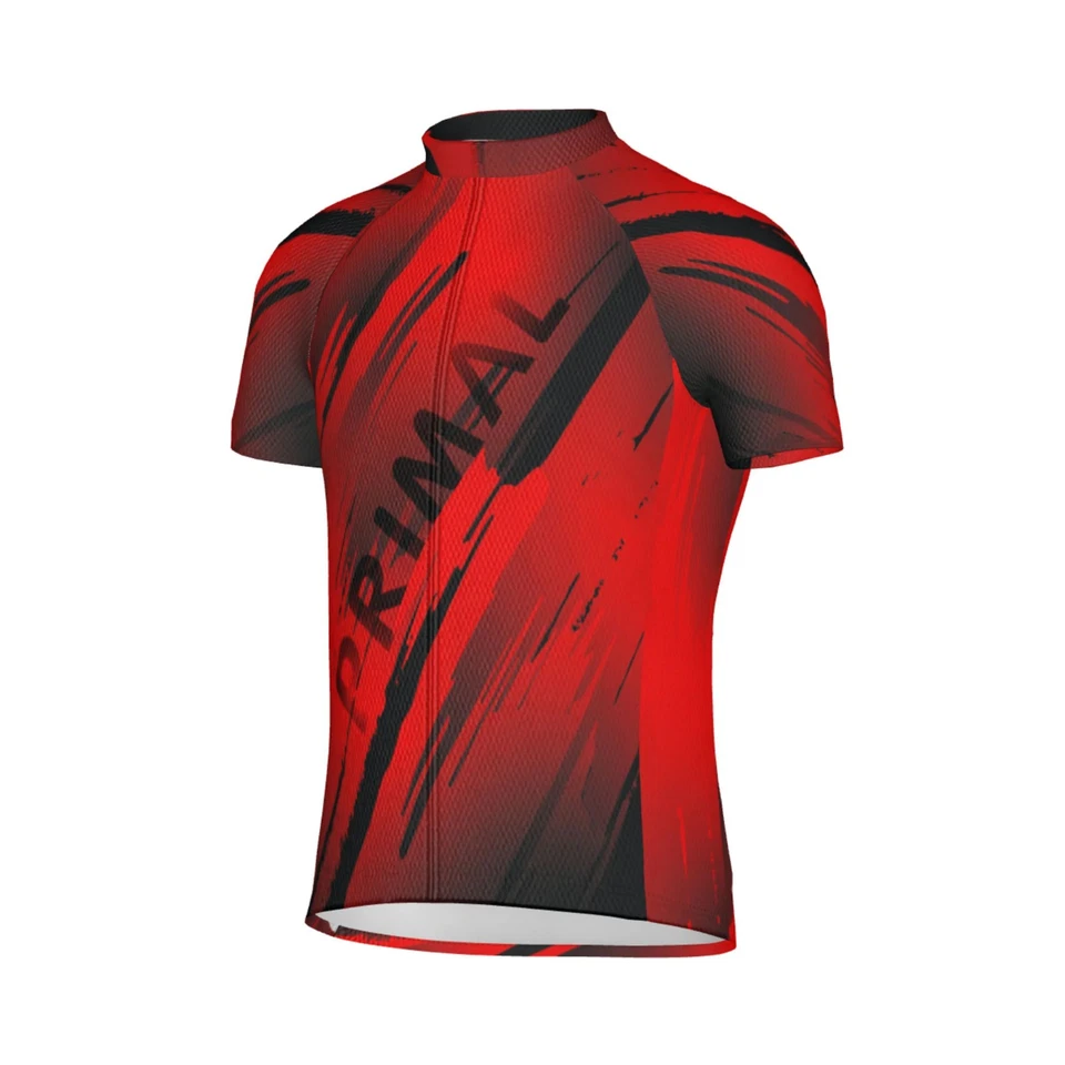 Primal Wear Red Surge Men's Sport Cut Jersey 2XL Full Zip - Image 2 of 4