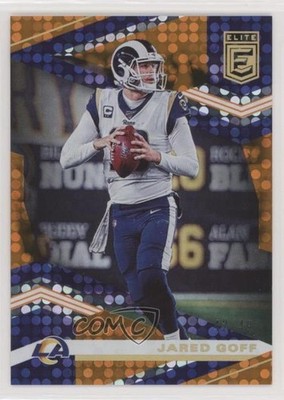 2020 Panini Donruss Elite Orange /49 Jared Goff #89 2qw