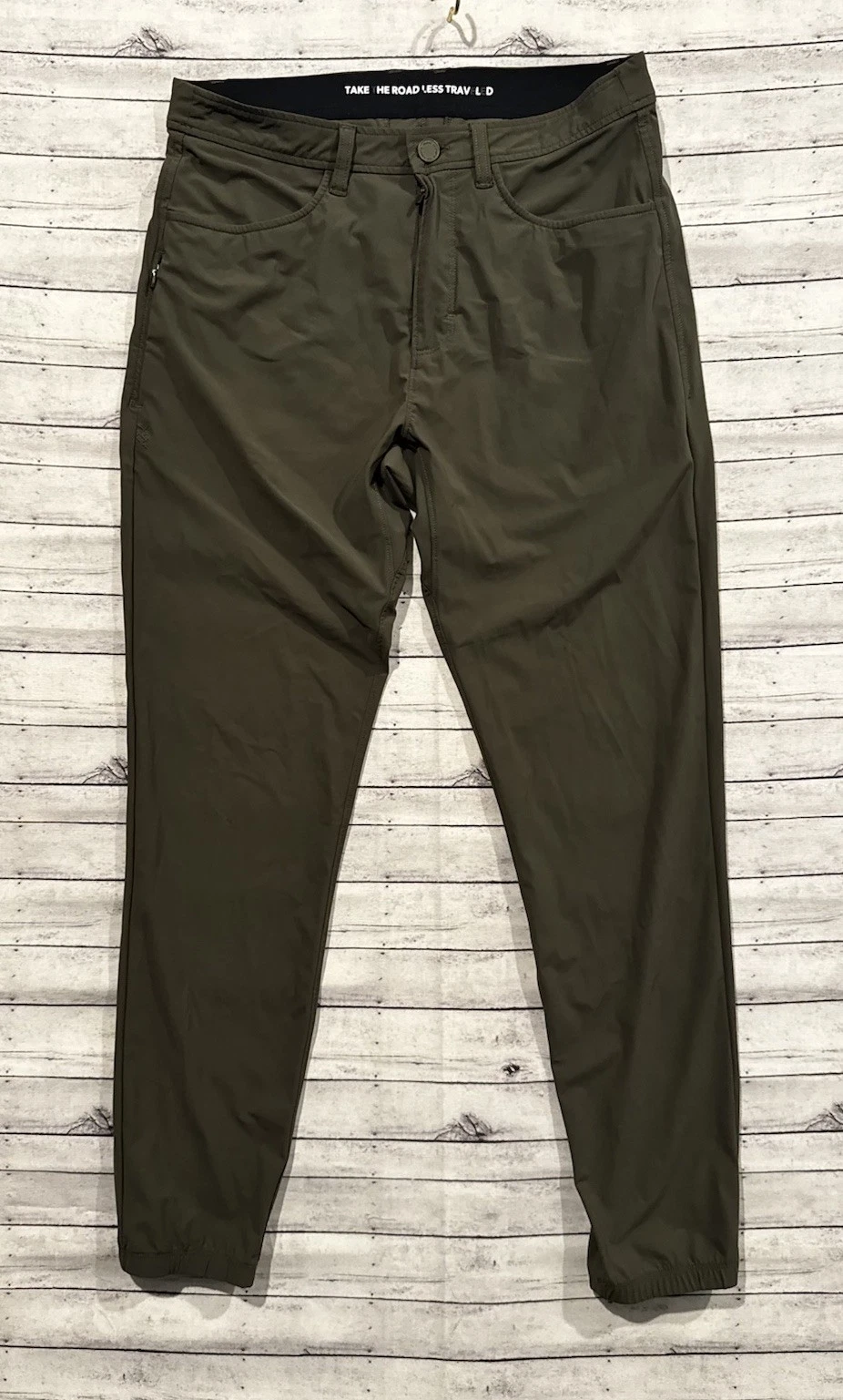Rhone Mens Jogger Pant Olive Sz 30 Athleisure Athletic Outdoors Stretch Comfy