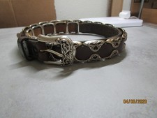 Vintage SILVERTONE STUDDED WESTERN BELT Fits 32- 36 inches
