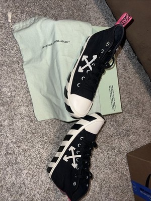 *READ DISC* Off-white 2013 Size 43 Off-White Mid Top Sneaker Black White (US 10)