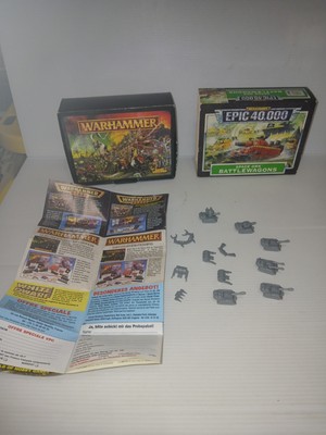 Games Workshop Warhammer EPIC 40K/EPIC 40000 SPACE ORK BATTLEWAGONS Open Box