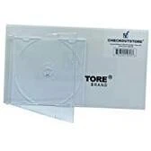 CheckOutStore (50) Slimline Single 1-Disc CD Jewel Cases () 50 Units White