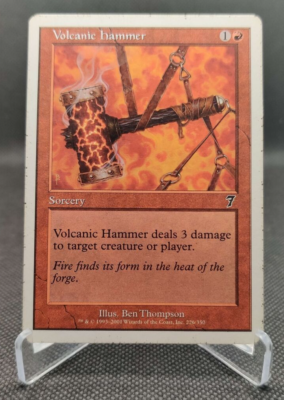 MTG #226 VOLCANIC HAMMER 7TH SEVENTH magic the gathering card | eBay