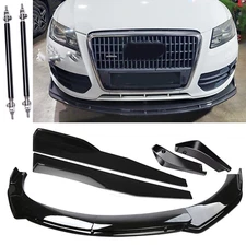 Front Bumper Lip Splitter Spoiler Body Kit Side Skirt For Audi Q5 2009-202