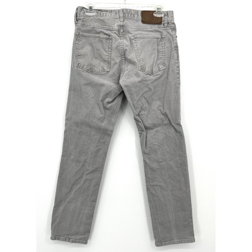 Gap 1969 Straight Leg Denim Corduroy Pants Gray Zipper Fly Men's 29x30 - Picture 2 of 6