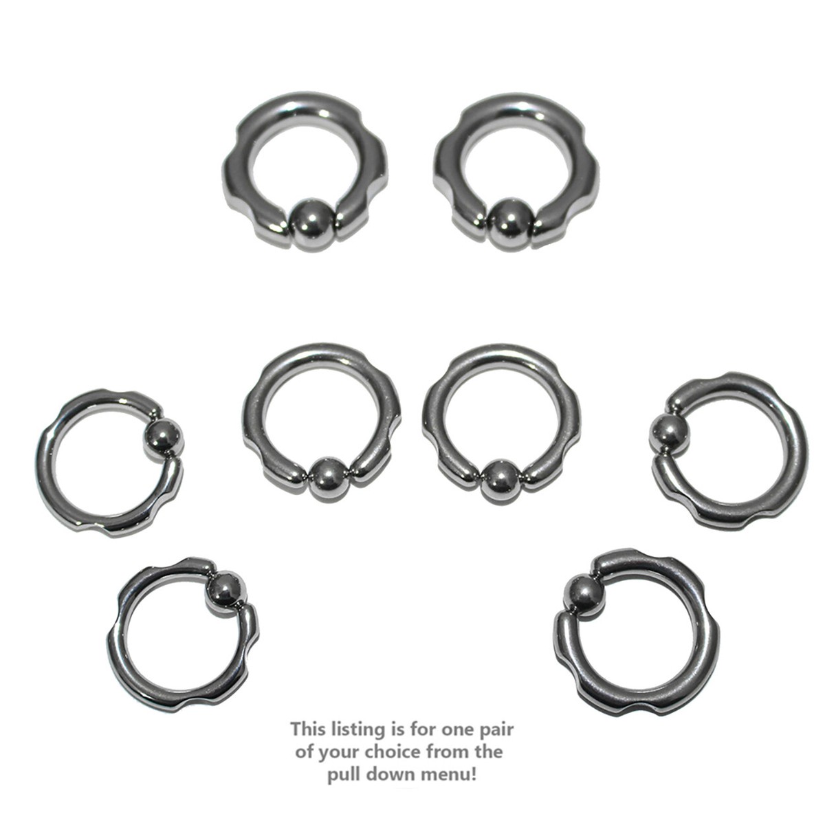 アクセサリー Captive bead ring ear cuff JLS-09-10 JOHN LAWRENCE SULLIVAN ジョンローレンスサリバン Captive bead