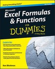 Excel Formulas & Functions For Dummies by Ken Bluttman (Paperback, 2016)