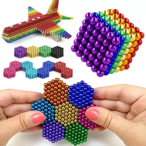216Pcs Building Blocks Balls Fidget Desk Adults Toys Office Fidget Game Gifts AU - Picture 15 of 18