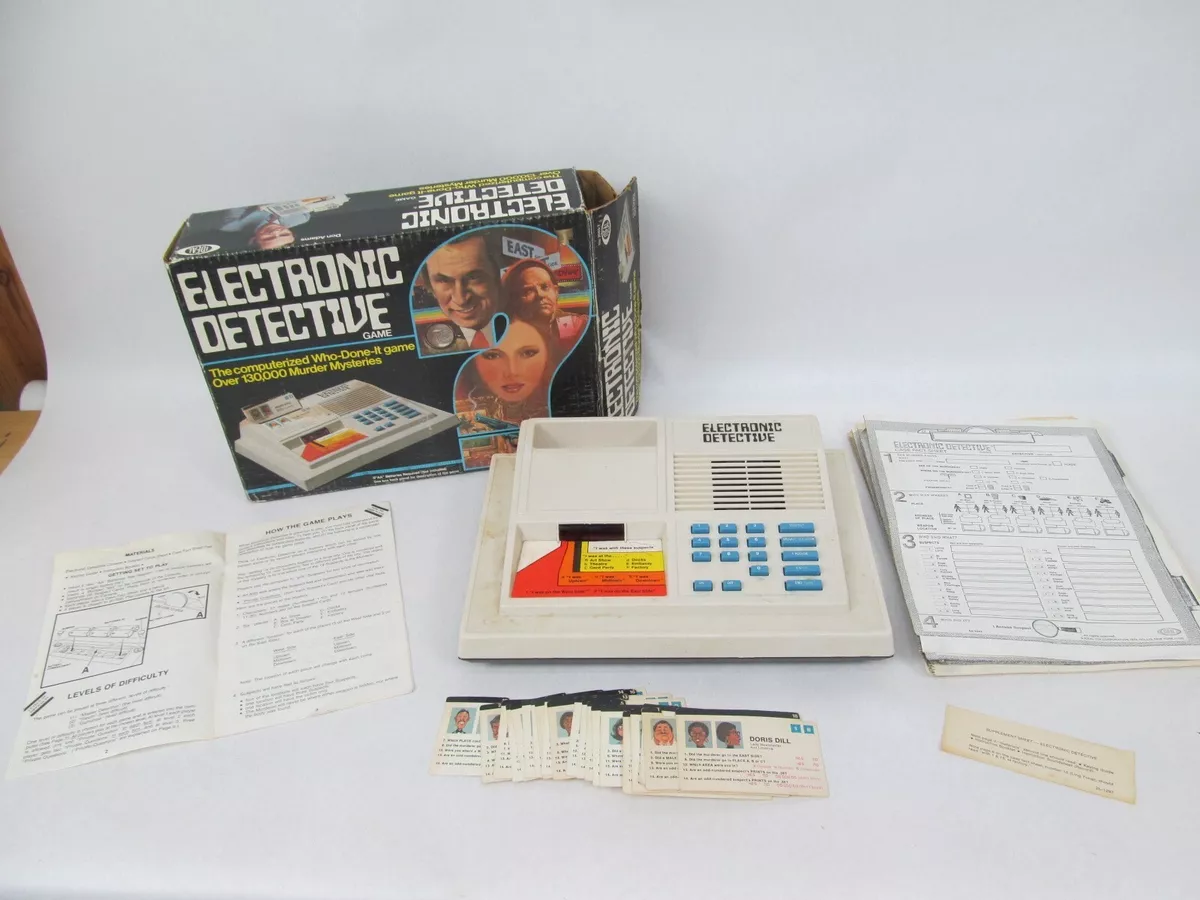 Electronic detective game ebay deals