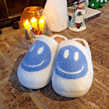 Slipper's Emoji Happy Face, Woman's Christmas Gift, US6, Unisex and even Teens