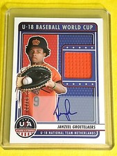 Jahzeel Groetelaers 2023 USA Stars-Stripes World Cup Patch Auto Netherlands /72