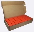 50 Square Coin Tubes For 1 Oz US American Gold Eagle Coins 32.7mm Guardhouse New