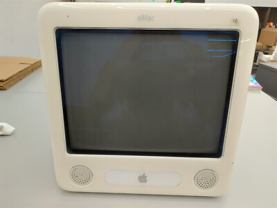       Vintage Apple eMac A1002 All in One Power PC Computer