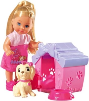 Evi Love: Simba Toys - Evi mit Hund im Bett -