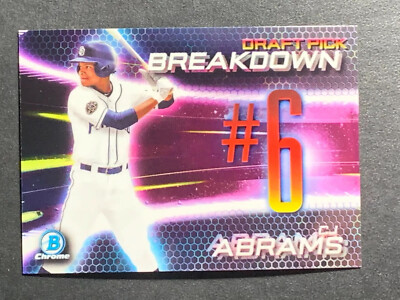 2019 Bowman Chrome Draft Baseball CJ Abrams Draft Pick Breakdown #6  Padres