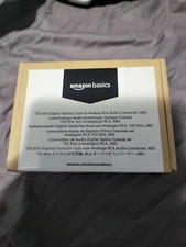 AMAZON BASICS ~ 192Khz Digital Optical Coax to Analog RCA Audio Converter