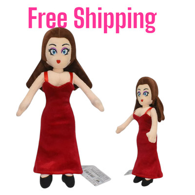 11.5'' Super Mario Bros Pauline Plush Toys Soft Stuffed Doll Birthday Gifts