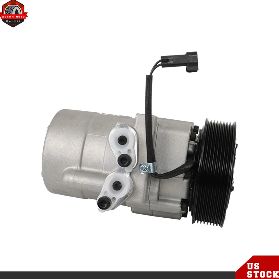 Compresor de aire acondicionado con embrague para Ford F-250 F-350 F-450 F-550 Super Duty CO 11358C Foto 3 de 4