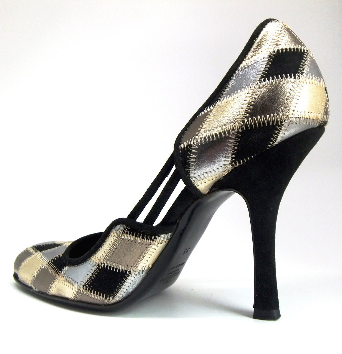VALENTINO GARAVANI METALLIC Gold/Silver/Bronze LEATHER VALENTINO GARAVANI METALLIC Gold/Silver/Bronze LEATHER