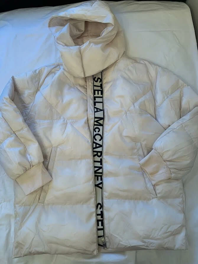 Stella McCartney — STELLA  McCARTNEY COAT QULTED PUFFER DOWN JACKET HOODED OVERSIZE IT 40 US  4-6